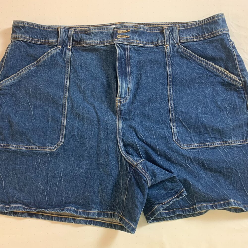 NWOT Lane Bryant Womens Denim Jean Shorts, Size 22
